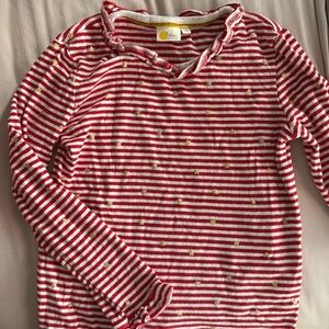 Boden  striped frill top